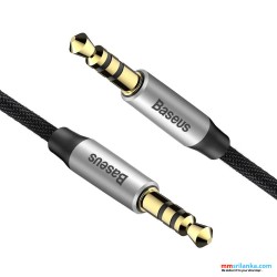 Baseus Yiven Audio Cable Cable 3.5 male Audio M30 1.5M Silver+  Black