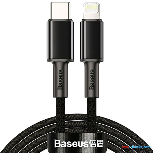 Baseus High Density Braided Fast Charging Data Cable Type-C to  iP PD 20W 2m