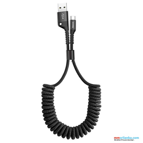 Baseus Fish-eye Spring Data Cable USB For Type-C 2A 1M 