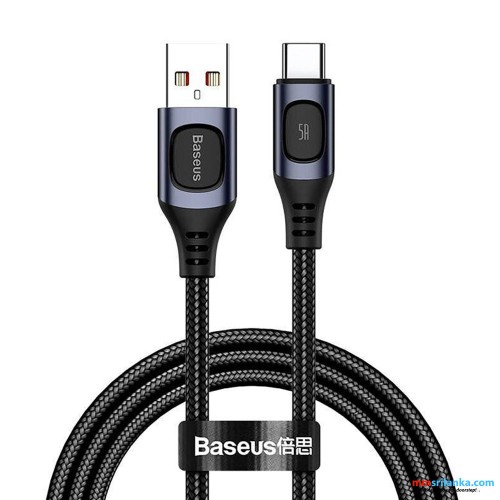 Baseus Flash Multiple Fast Charge Protocols Convertible Fast  Charging Cable USB For Type-C 5A 1m