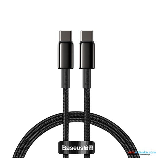 Baseus Tungsten Gold Fast Charging Data Cable Type-C to Type-C  100W 2m