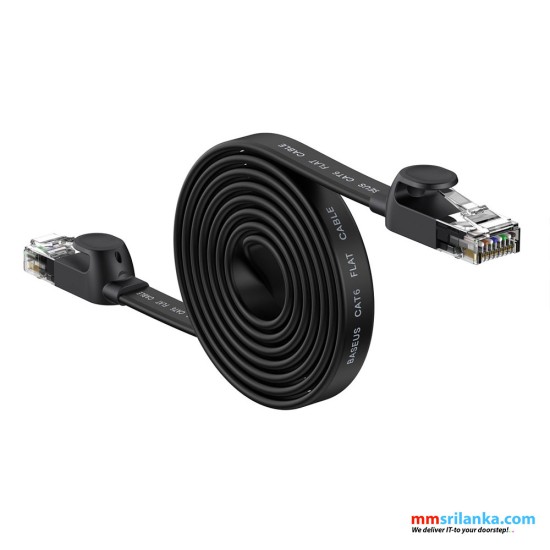 Baseus CAT 6 – 2m High Speed Six types of RJ45 Gigabit Network Cable (flat cable)