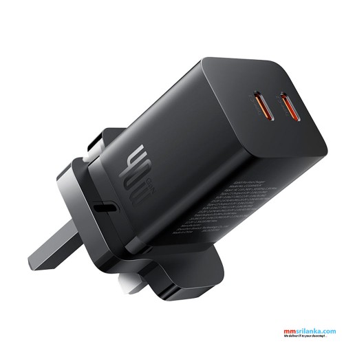 Baseus 40W C+C GaN5 Pro Fast Charger (6M)