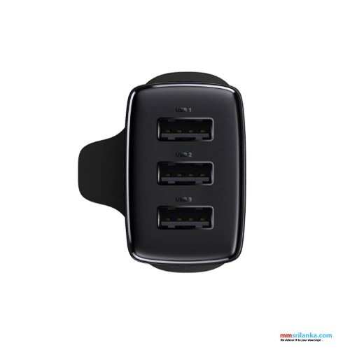 Baseus Compact charger 3U 17W UK Black