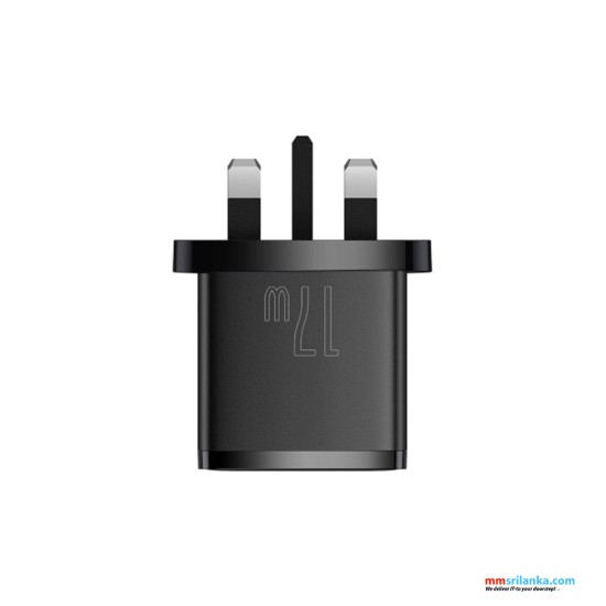 Baseus Compact charger 3U 17W UK Black