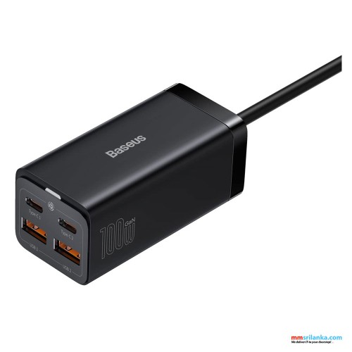 Baseus GaN3 Pro Desktop Fast Charger 2U+2C 100W CN Black 