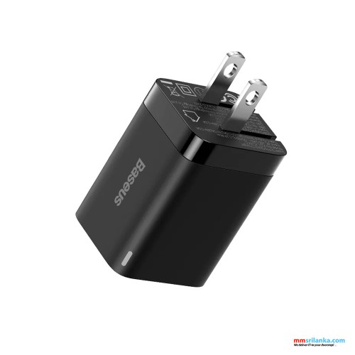 Baseus Super Si Pro Quick Charger C+U 30W CN Black