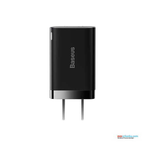 Baseus Super Si Pro Quick Charger C+U 30W CN Black