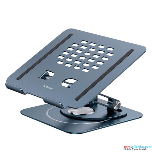 Baseus UltraStable Pro Series 360° Rotatable and Foldable Laptop Stand Metal – Space Grey