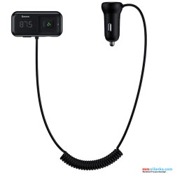 Baseus S-16 Bluetooth 5.0 FM Transmitter Wireless MP3 Car Charger