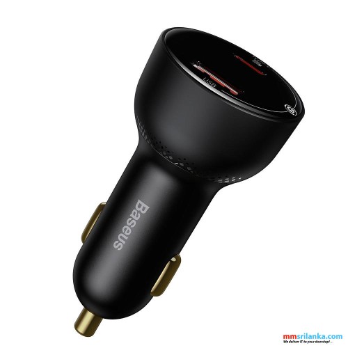 Baseus Superme Digital Display 100W PPS Dual Quick Car Charger