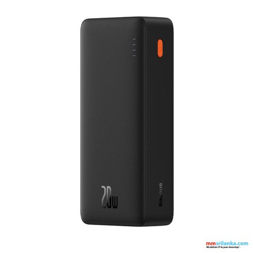 Baseus Airpow 30000mAh 20W Fast Charge Power Bank Black（With Simple Series Charging Cable USB to Type-C 0.3m Black) (6M)