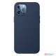 Baseus iPhone 12 Pro Max 6.7-Inch Leather Original Magnetic Case Blue