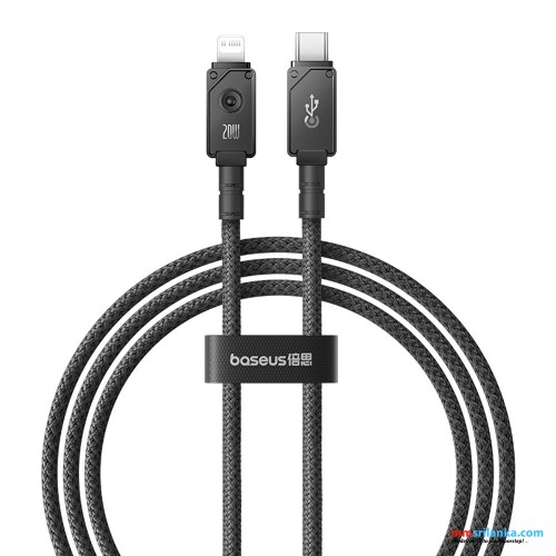 Baseus Unbreakable Series 1m Fast Charging Data Cable Type-C to Lightning 20W Cluster Black