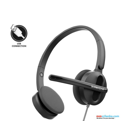 SonicGear Xenon 3U Stereo Wired Headphone With MicroPhone (1Y)