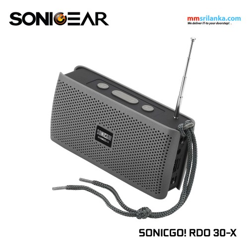 SONICGEAR SONICGO RDO 30X BLUETOOTH PORTABLE SPEAKER WITH HANDSFREE (1Y)