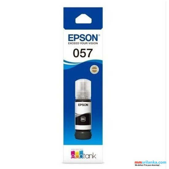 EPSON 057 BLACK INK BOTTLE FOR L8050/L18050/L8150W 