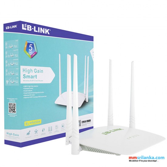 LB-Link BL-WR450H High Gain ISP Smart Wireless router (1Y)