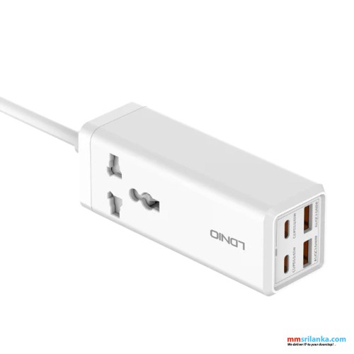 LDNIO SC1418 65W 2 USB-C + 2 USB-A Desktop Power Strip (6M)