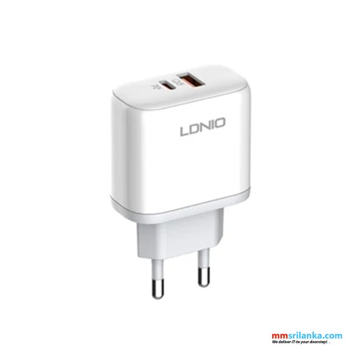 LDNIO A2526C 45W Dual USB QC4.0 Super Fast Charger (6M)