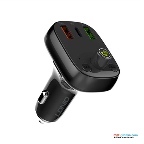 LDNIO C704Q 30W Car charger bluetooth 5.0 player (6M)