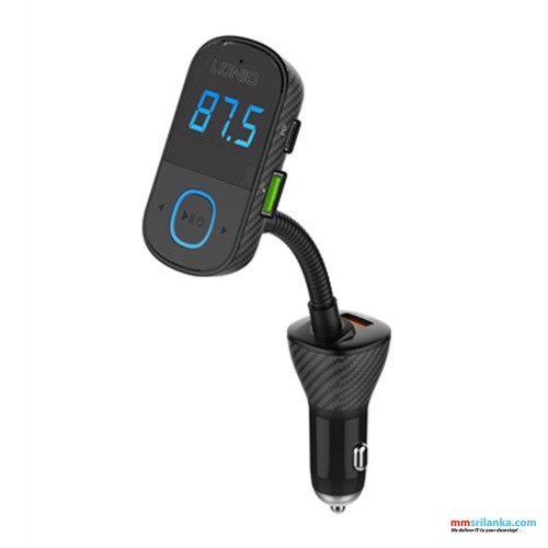 LDNIO C705Q 43W Car charger bluetooth 5.0 player (6M)