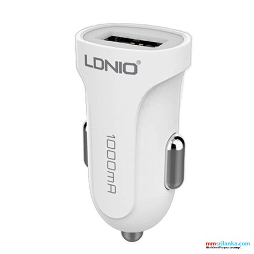 LDNIO DL-C17 Lightning USB Car Charger (6M)