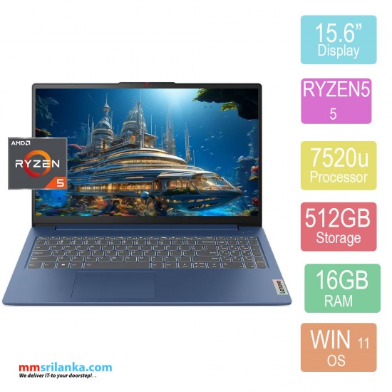 Lenovo IdeaPad Slim 3 15AMN8 – Ryzen 5 (2Y)