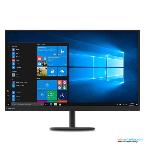 Lenovo D32qc-20 31.5 Inch QHD Curved Monitor (3Y)