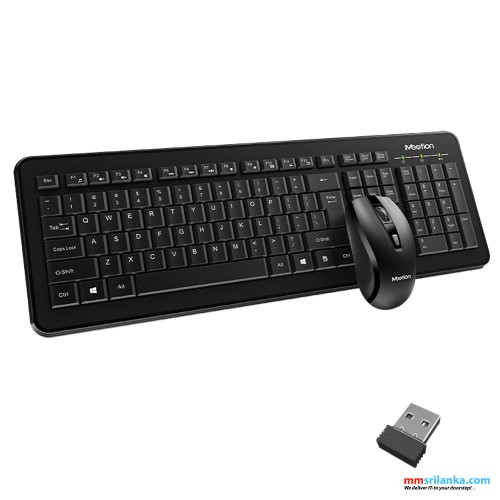 Meetion Wireless Combo Keyboard & Mouse MT-C4120 (6M)