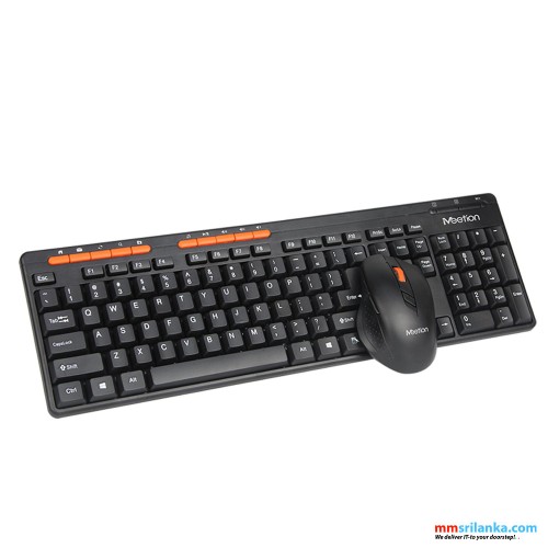 Meetion MT4100 - Wireless Keyboard & Mouse Combo Pack (6M)