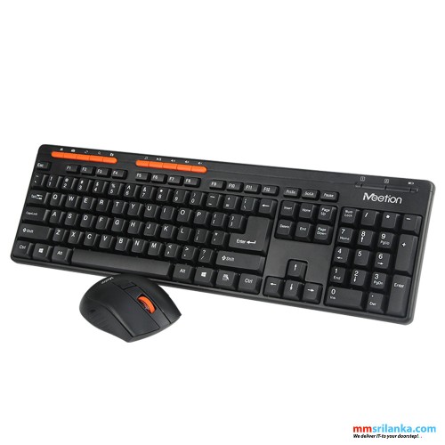 Meetion MT4100 - Wireless Keyboard & Mouse Combo Pack (6M)