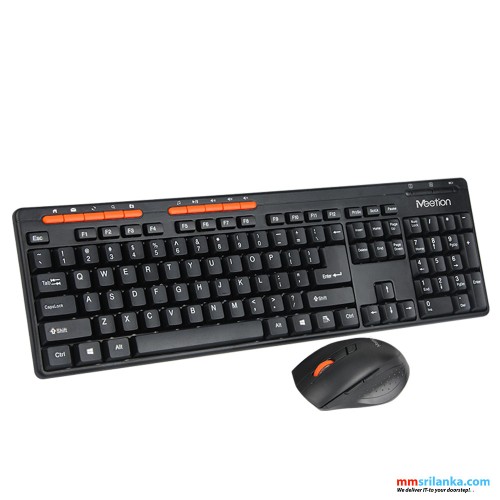 Meetion MT4100 - Wireless Keyboard & Mouse Combo Pack (6M)