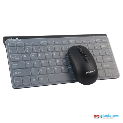 Meetion MT-Mini 4000 Mini Keyboard & Mouse Combo Pack (6M)