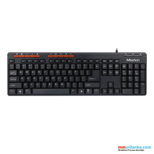 MEETION USB Standard Corded Keyboard K600M (6M)