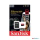 Sandisk MicroSDXC Extreme Pro 64GB 200MB/s A2 C10 V30 UHS-I