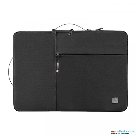 WIWU ALPHA DOUBLE LAYER SLEEVE BAG FOR 15.6" LAPTOP - BLACK