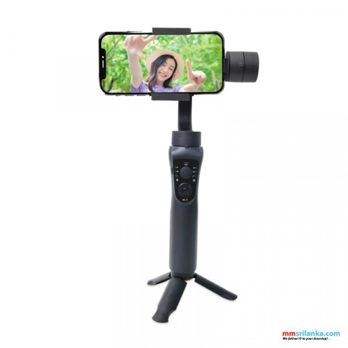 WIWU 3-AXIS HANDHELD SMARTPHONE GIMBAL STABILIZER PHONE HOLDER - BLACK