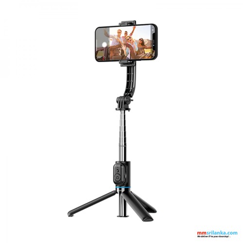 WIWU WI-SE001 DETACHABLE TRIPOD SELFIE STICK - BLACK