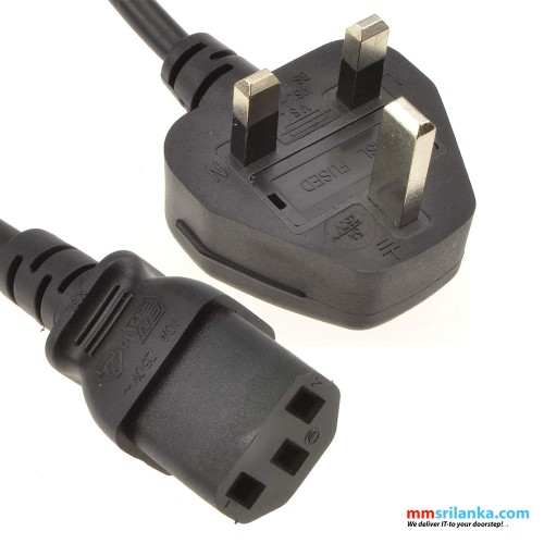 AC POWER CABLE FUSE BLACK (BRITISH)