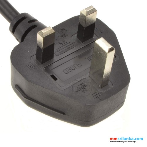 AC POWER CABLE FUSE BLACK (BRITISH)