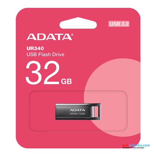 Adata 32GB UR340 USB Flash Drive (3Y)