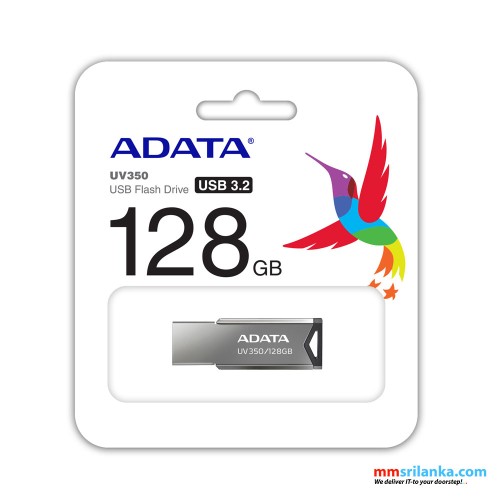 ADATA UV350 USB FLASH DRIVE 128GB (3Y)