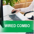 WIRED COMBO KEYBOARD MOUSE