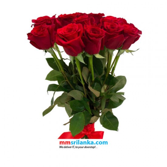 Forever Yours - Bunch of 10 Red Roses