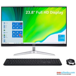 Acer Aspire C24-1651-UR15 AIO Desktop | 23.8" Full HD IPS Display | 11th Gen Intel Core i3-1115G4