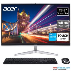 Acer Aspire C24-1651-UR15 AIO Desktop | 23.8" Full HD IPS Touch Display | 11th Gen Intel Core i3-1115G4