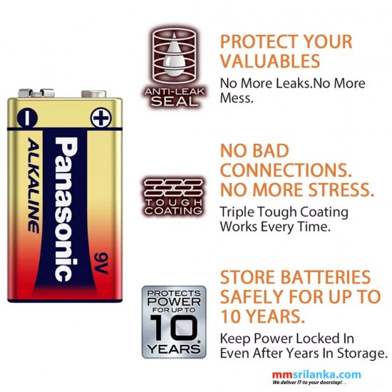 Panasonic Alkaline 9V-Battery 1Pcs - Doctor Mobile - Sri Lanka's Premiere  Online Mobile Store