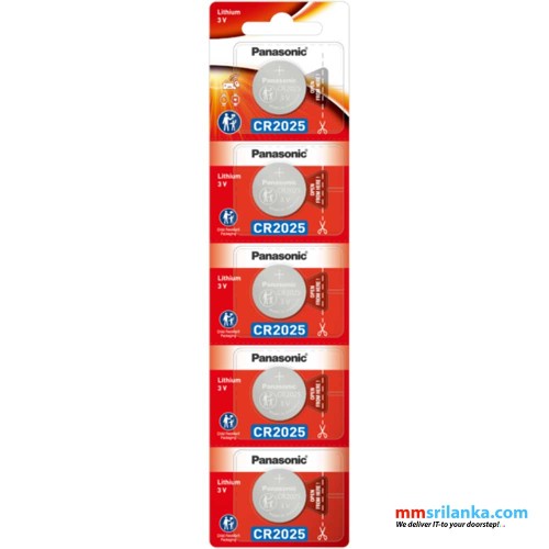 Panasonic CR2025 Lithium 3V Coin Battery