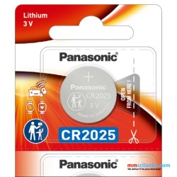 Panasonic CR2025 Lithium 3V Coin Battery